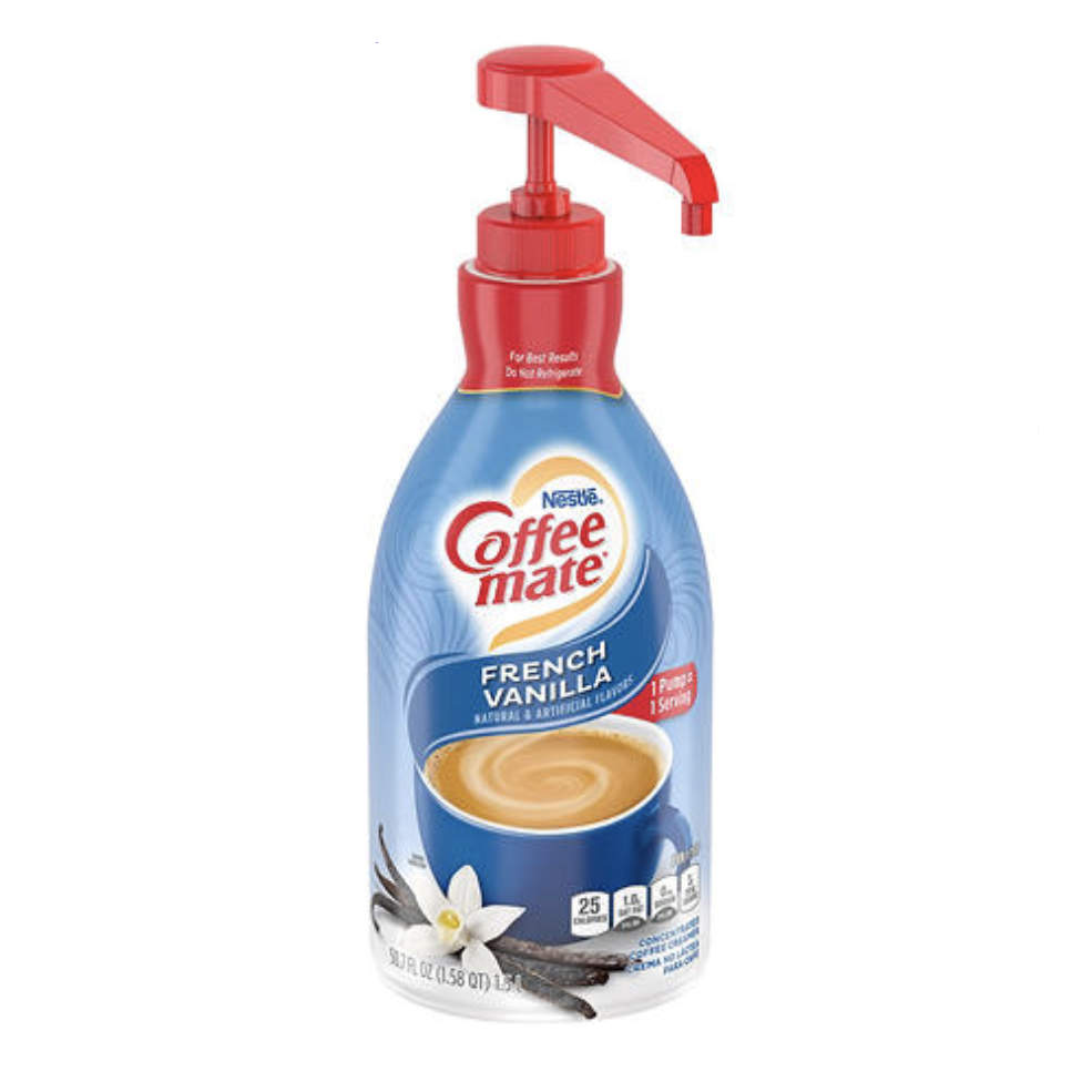 Coffee Mate Coffee-Mate French Vanilla Liquid Creamer Pump Bottle 1.5L (50.72 fl oz)