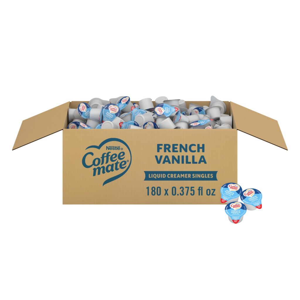 Coffee Mate Coffee-Mate French Vanilla Liquid Creamer Cups (180pk) 11ml (0.38 fl oz)