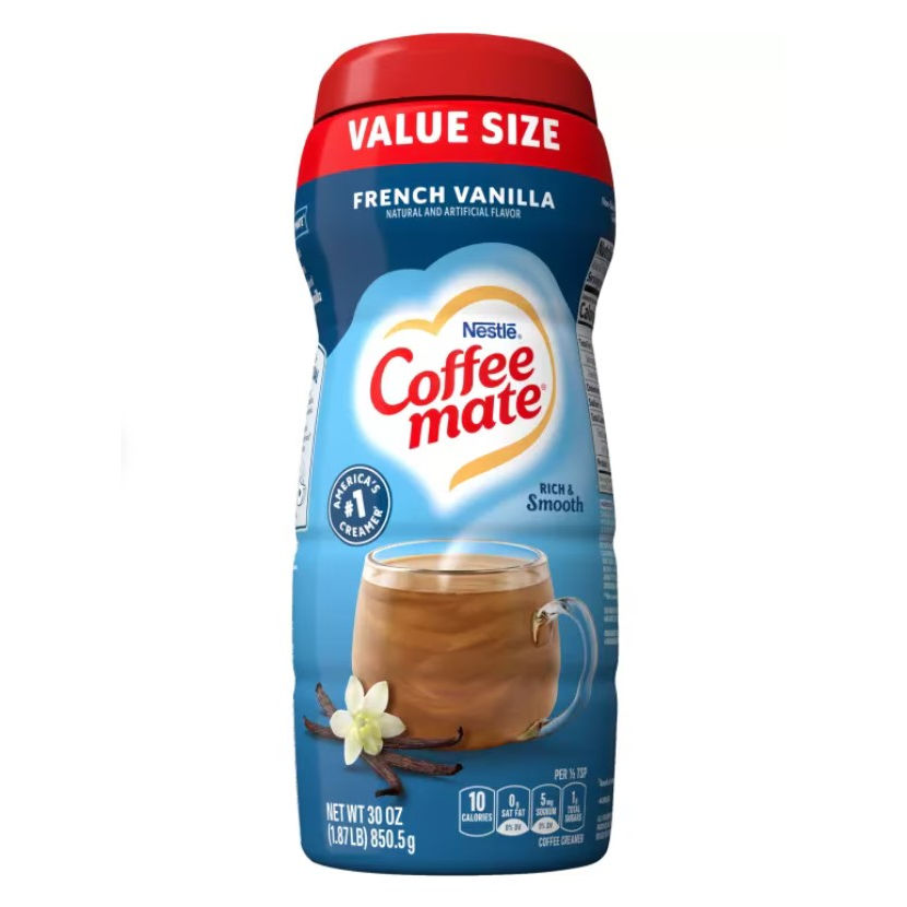 Coffee Mate Powder French Vanilla 850g (30oz)