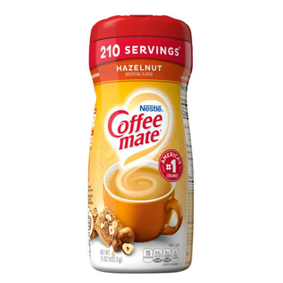 Coffee Mate Powder Hazelnut 425g (15oz)