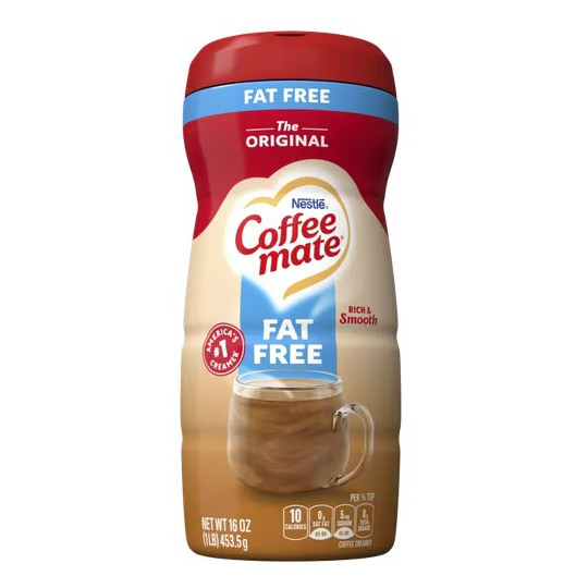 Coffee Mate Powder Original Fat Free 453g (16oz)