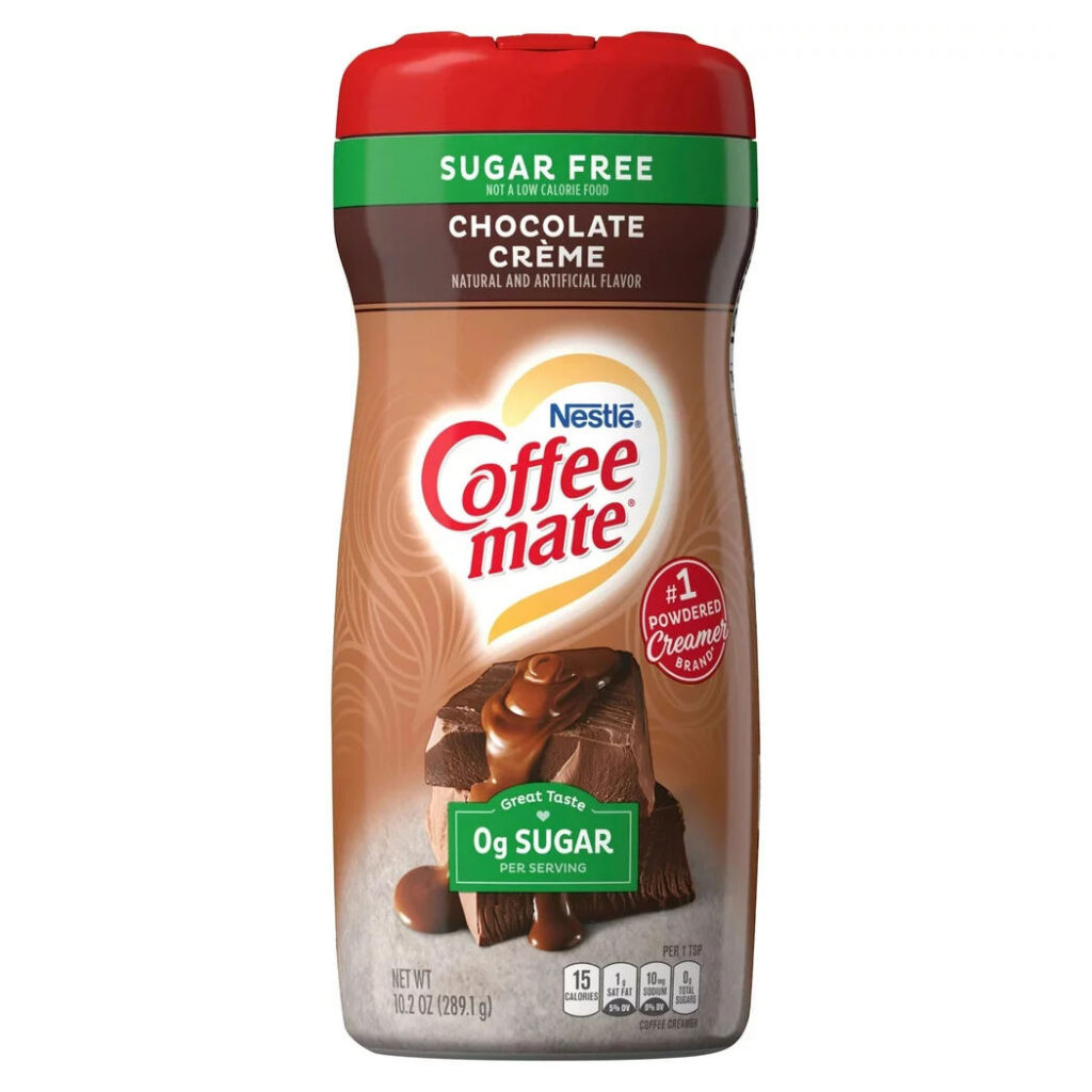 Coffee Mate Sugar Free Creamy Chocolate Powder 289g (10.2oz)