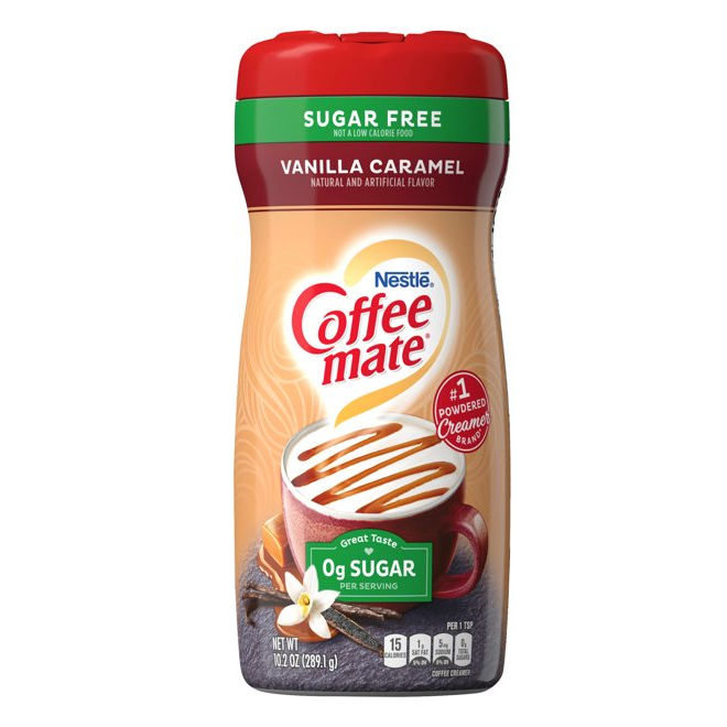 Coffee Mate Vanilla Caramel Sugar Free Powder 289g (10.2oz)