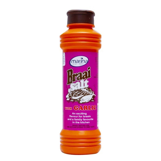 Marina Braai Salt Range – Braai Salt with Garlic 400g (14.11oz)