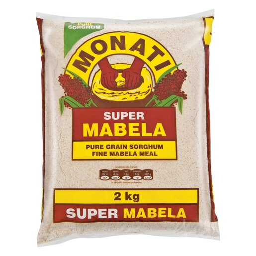 Monati Monati Super Mabela – Puregrain Sorghum (Fine) 2kg (70.55oz)
